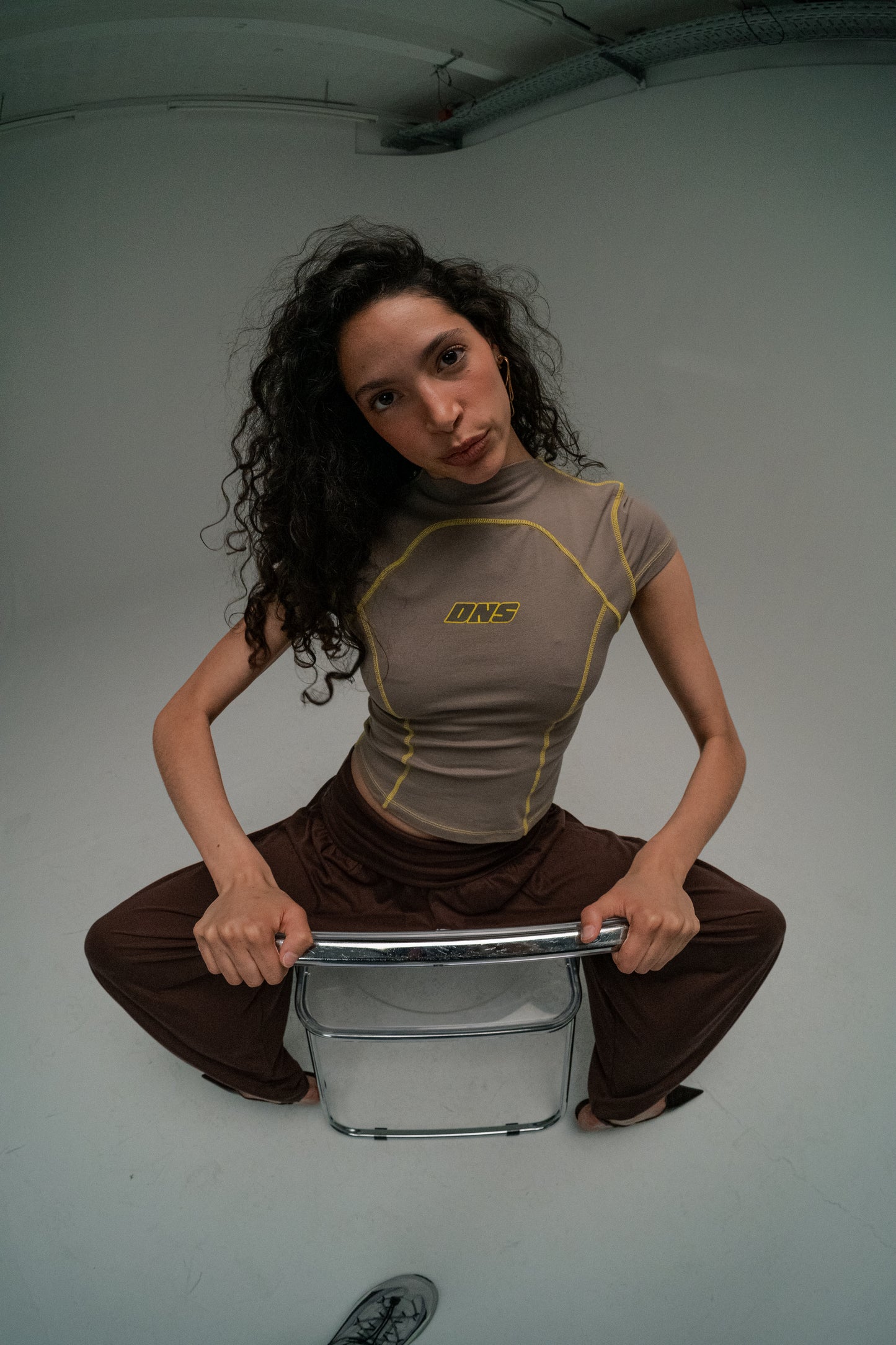 brown top
